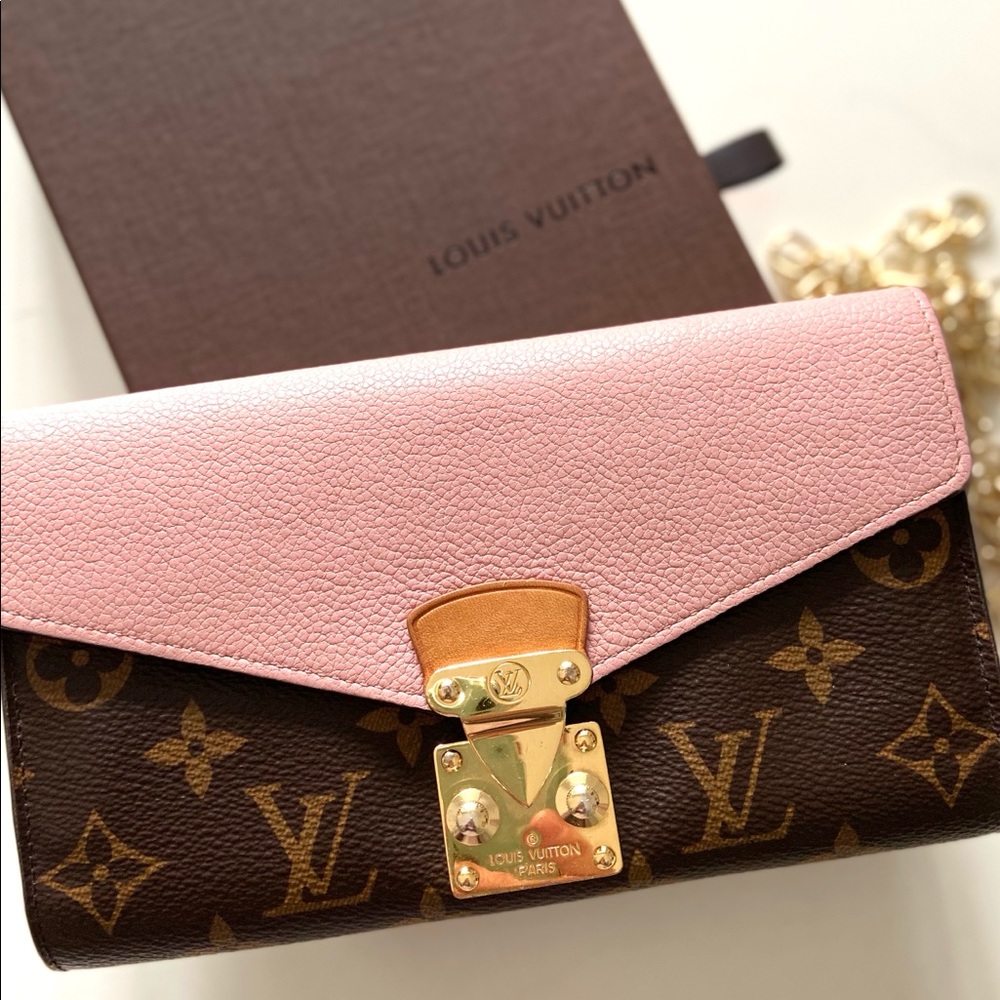 Louis Vuitton Pallas Long Wallet Rose Ballerine